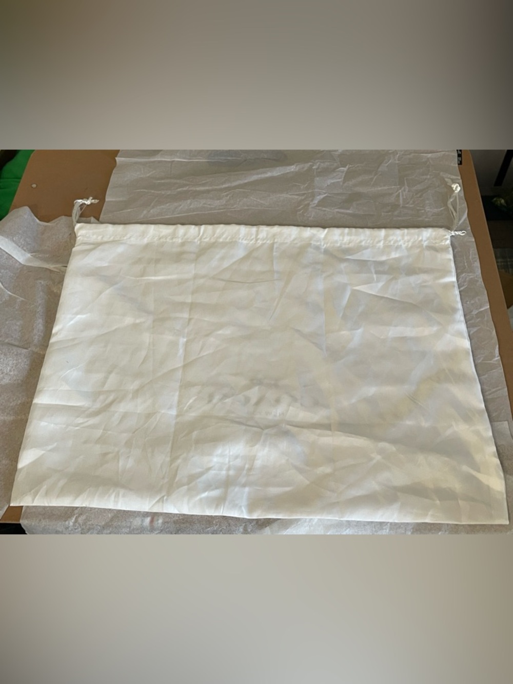 Coach Large Satin Dustbag Drawstring Storage Dust Bag 19.5 x 15 EUC - Picture 5 of 8